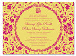 Indian Wedding Invitations on seeded paper - Vintage Hindu