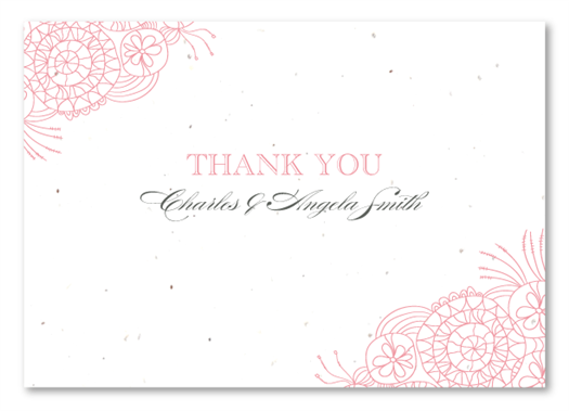 Antique Thank you cards | Vintage Lace