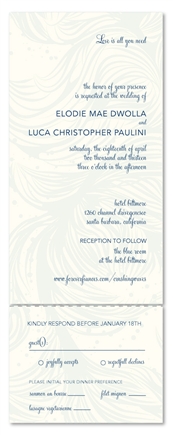 Send n Sealed Wedding Invitations | Water Streams beach theme