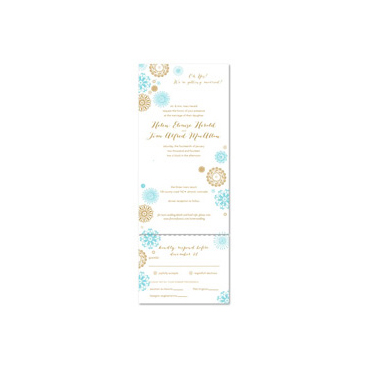 Seal and Send Wedding Invitations - Winter Party