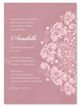 Elegant Quinceanera Invitations | Cordones *100% recycled