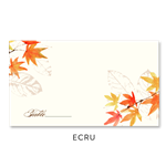 Fall Wedding Place Cards | Autumn Leaves