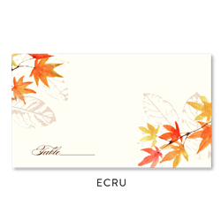 Fall Wedding Place Cards | Autumn Leaves
