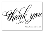 Eco-friendly Thank you cards by Green Business Print