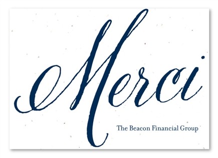 Merci Thank You Notes by Green Business Print