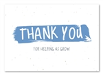 Plantable Thank you cards | Casual No1