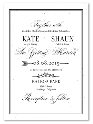 Royal Heraldry Wedding Invitations for royal wedding