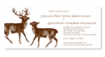 hunter lodge Wedding Invitations with Deers