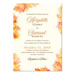 Fall Wedding Invitations | Fall Colors