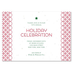 Business Holiday Invitations | Festive Circles