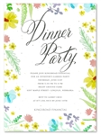 Unique Business Invitations on plantable paper ~ Floral Grace by Green Business Print