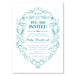 Formal Business Invitations | Formal Scrolls (seeded paper)