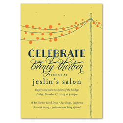 Holiday Party Invitations | Lovely Night