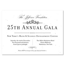 Formal Gala Invitations on plantable paper ~ Very VIP by Green Business Print