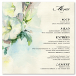 Bloom Wedding Menus | Gorgeous Blooms