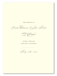 Elegant Wedding Programs  - Graceful Chic Calligraphy | ForeverFiances