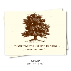Business Thank you notes to get referrals for advisors | Eternity Tree
