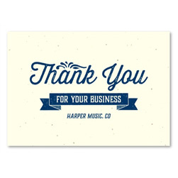 Business Thank you notes ~ House Blend by Green Business Print