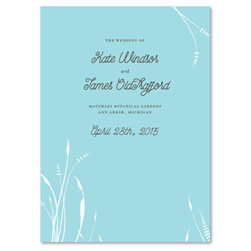 Unique Wedding Programs Marlyand Beach by ForeverFiances