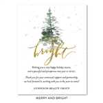 Merry & Bright Business Holiday Cards | seeded paper