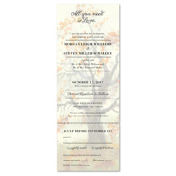 Send n Sealed fall Wedding Invitations | Mighty Fall Tree