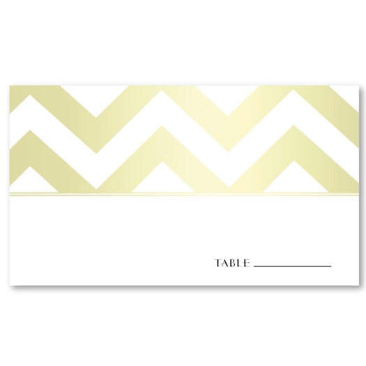 Modern Wedding Place Cards | Modern Chevron