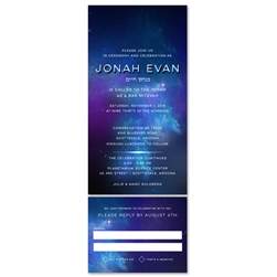 Galaxy Bar Mitzvah Invitations | Night Sky (Star Wars)