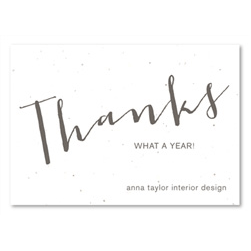 Organic Business Thank you cards 5 by Green Business Print