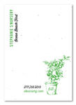 Business Thank you notes for Nursery *plantable! by Green Business Print