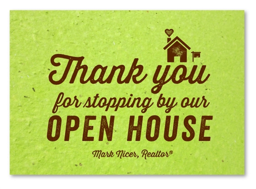 Green Business Thank you notes | Open House