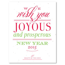 Winter Holiday Greetings Cards | Prosperity