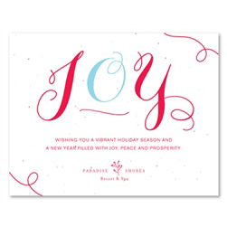 Winter Holiday Greetings Cards | Pure Joy