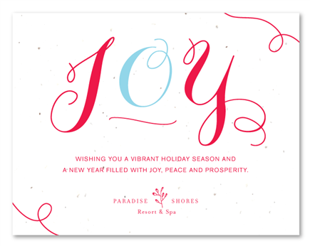 Winter Holiday Greetings Cards | Pure Joy