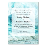 Surf Wedding Invitations watercolor - Santa Cruz Surf by ForeverFiances