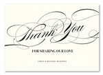 Fancy Thank you cards | Tiffany Elegance
