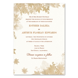 Vintage Fall Wedding Invitations | ForeverFiances