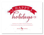 Plantable business holiday cards ~ Wintertime by Green Business Print