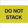 DL-2241: 3" X 5" GREEN/BLACK "DO NOT STACK"