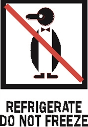 DL-4010: 4" X 6" REFRIGERATE DO NOT FREEZE