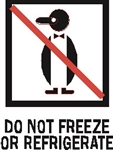 DL-4050: 4" X 6" DO NOT FREEZE OR