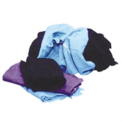 T-20044: 25 LB. Box Assorted Cotton Rags