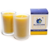 Raw Beeswax 8.5 oz Heavy Glass Candle