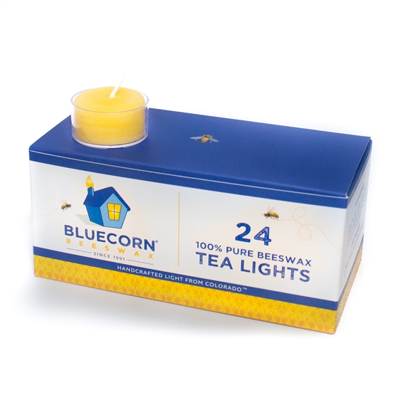 100% Pure Beeswax Tea Lights