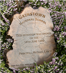 Bog wood commemorative plaque engraved for any occasion