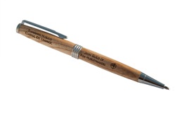 Engraved Ash wood pen. Personalised Irish Ash wood pen gift