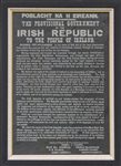 1916 Irish Proclamation painted on slate by Artist Morgan nic Iomhair