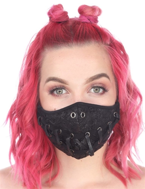 FACE MASK LACE UP SMILE