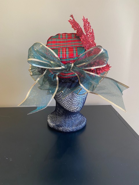 HOLIDAY HAT 1-CELERATE IN STYLE WITH THIS ONE OF A KIND MINI HAT!