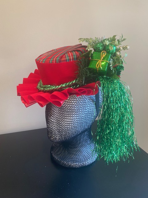 HOLIDAY HAT 10-CELERATE IN STYLE WITH THIS ONE OF A KIND MINI HAT!