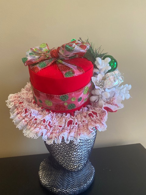 HOLIDAY HAT 11-CELERATE IN STYLE WITH THIS ONE OF A KIND MINI HAT!